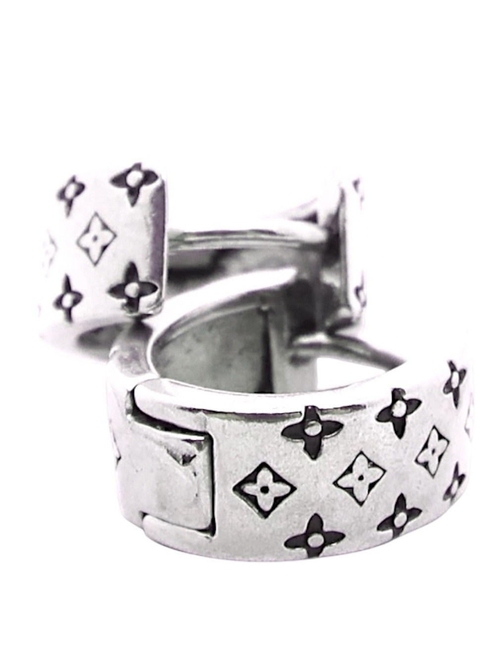 Sterling Silver Plated Silver Huggie Hoop Earrings Minimalist - Picture 11 of 15